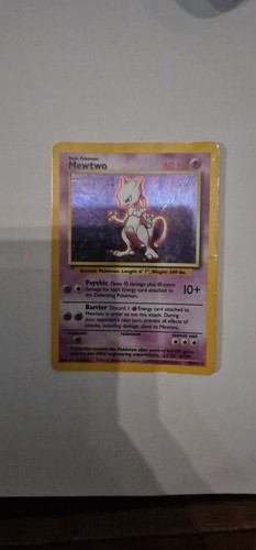 Mewtwo holo base - set, pokemon