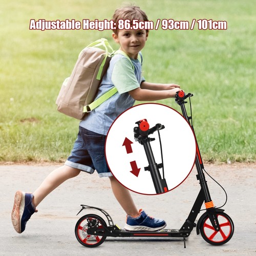 Scooter with large pu - large, 8"