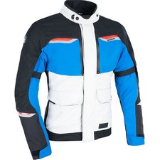 Oxford Mondial 2.0 Textile Motorcycle Jacket Waterproof Grey / Blue / Red
