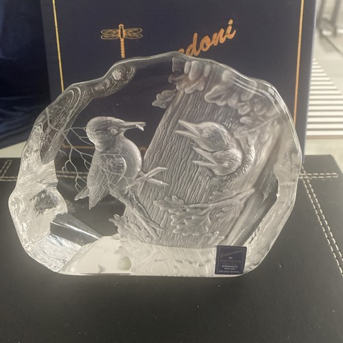Dartington crystal signed - dartington,