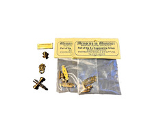 Dolls House Accessories - Brass Door Furniture