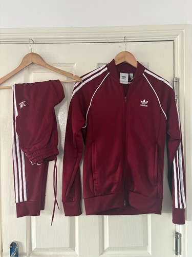 Adidas tracksuit xs red - s/,
