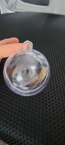 Clear baubles fill x12 - baubles,