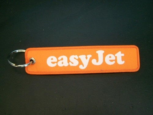 One easyjet orange fabric key - one,