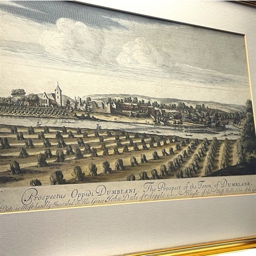 Dunblane scotland engraving - dunblane,
