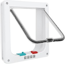 Cat Flap Door for Windows & Sliding Doors 4 Way Lock Weatherproof X-Large NEW