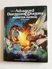 Advanced Dungeons And Dragons Monster Manual TSR 1979
