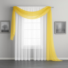 SET NET VOILE CURTAINS and