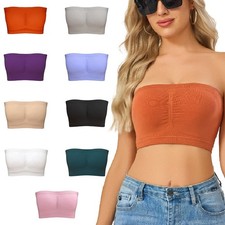Plus Size Strapless Bandeau