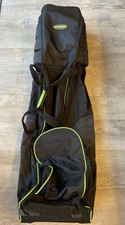 BAGBOY T-700 DELUXE PADDED GOLF BAG TRAVEL COVER / FLIGHT COVER Black/Lime Green