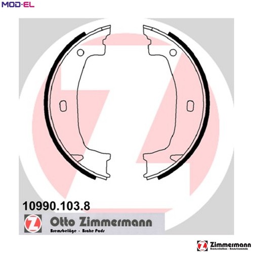 Brake shoe set parking - brake,