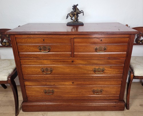 Edwardian chest drawers - edwardian,