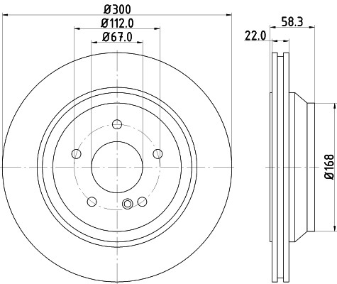 New brake disc for brabus - 2x,