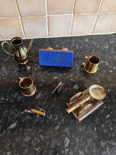 Brass ornament vintage - brass,