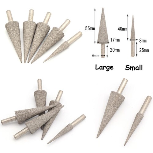 6mm shank tapered cone diamond - cone,