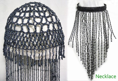 Beaded harem girl - beaded, belly