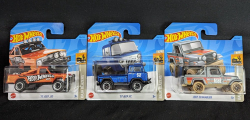 Hot wheels pack 73 jeep - wheels, of