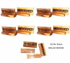 Table Reserved Sign Engraved
