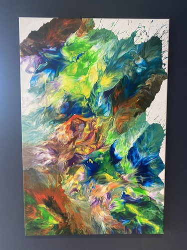 Large abstract acrylic - abstract,