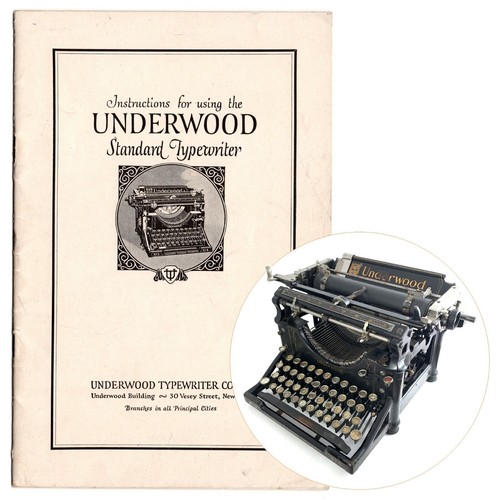 Underwood typewriter - underwood,