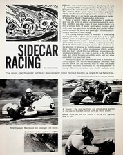 1963 Sidecar Motorcycle Road