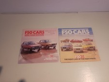 FSO Car Sales Brochures