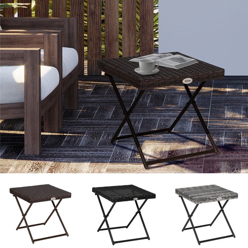 Folding square rattan - square,