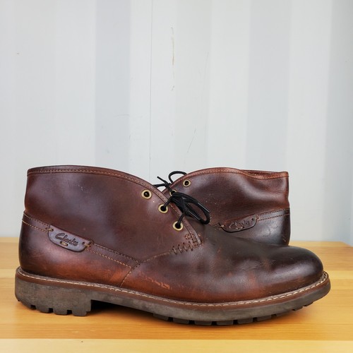Clarks brown leather - 8.5,