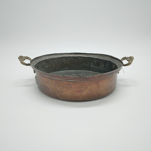 Vintage antique lined - lined, copper