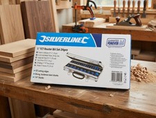 Silverline 24pc 1/4" Router