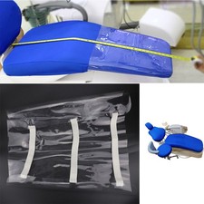 1pc Clear Dental Chair Mat Foot Cushion Dustproof Cover with Elastic Bands