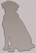 Metal Cutting Die Dog With Sentiment All you need is love & A Dog Scrapbooking