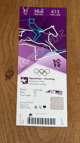 Ticket 2012 london olympics - ticket,