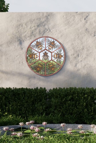Large rustic metal round - large,