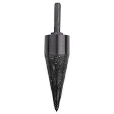 Akozon Firewood Splitter Cone Drill Bit Household Wood Splitting Drill Bit Cone