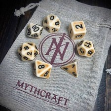 Ancient Matte Dice Tan Bone