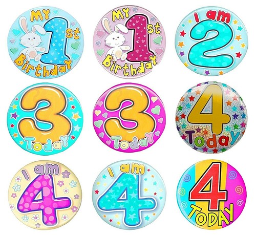Jumbo birthday badge wear - jumbo,
