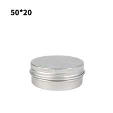 Metal Storage Tin Jar w/ Lid