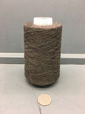 200G CONES 50% SILK 50% LINEN 1/22NM FINE YARN BROWN / GREEN MIX B6361