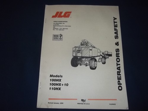 Jlg 100x 100hx manlift - jlg, 100hx+10
