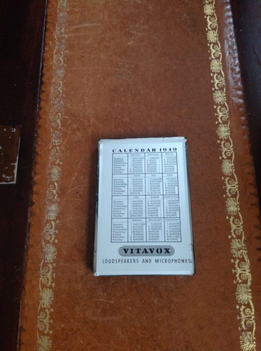 Vintage vitavox paper wait - vintage,