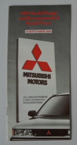 Mitsubishi range 1989 - 1989, uk