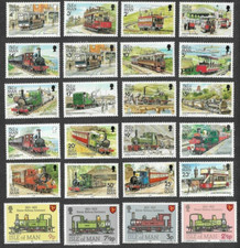Isle man trains railways - isle, &