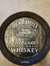 Jack Daniel's barrel sign Diameter w14.1in×D3.1in Wall Hanging Decoration