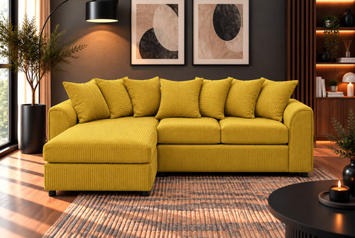 Jumbo cord dylan corner sofa - dylan,