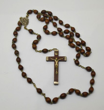 Vintage Rosary Beads wooden &