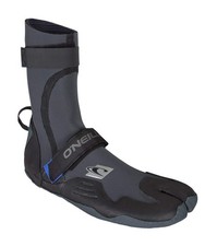 O'Neill Psycho Tech 3/2mm Split Toe Booties, Black, 7