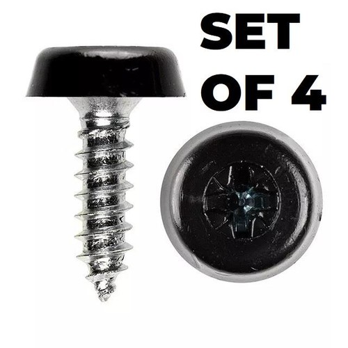 Number plate screws fixing kit - plate,