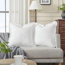 Waffle Pillow Covers 24x24 Set