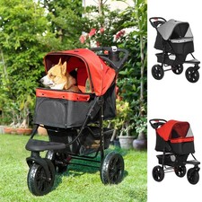 PawHut Folding 3 Wheel Pet